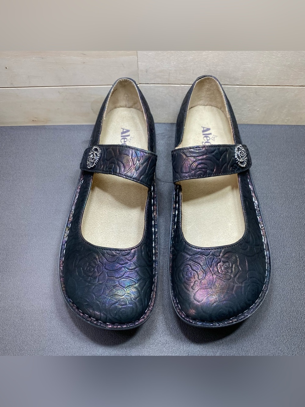 Alegria Paloma Mary Jane Multicolor Women's Size 10 Shoes EU40 Leather - Picture 7 of 11